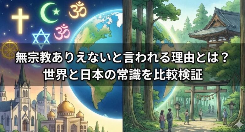 無宗教ありえないと言われる理由とは?世界と日本の常識を比較検証 - 仏さんぽ