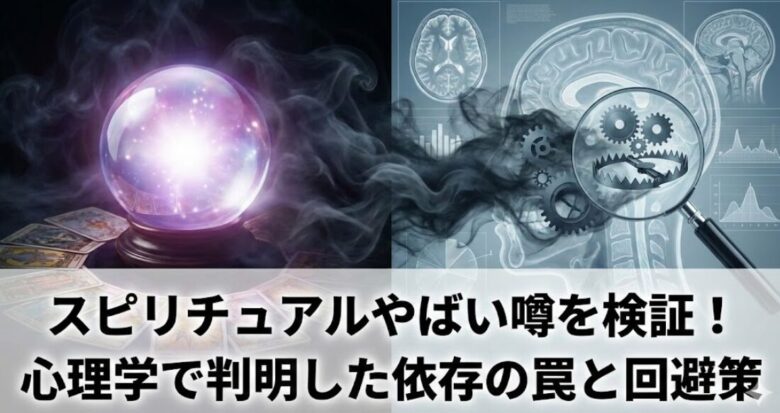 スピリチュアルやばい噂を検証！心理学で判明した依存の罠と回避策