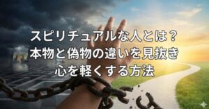スピリチュアルな人とは？本物と偽物の違いを見抜き心を軽くする方法