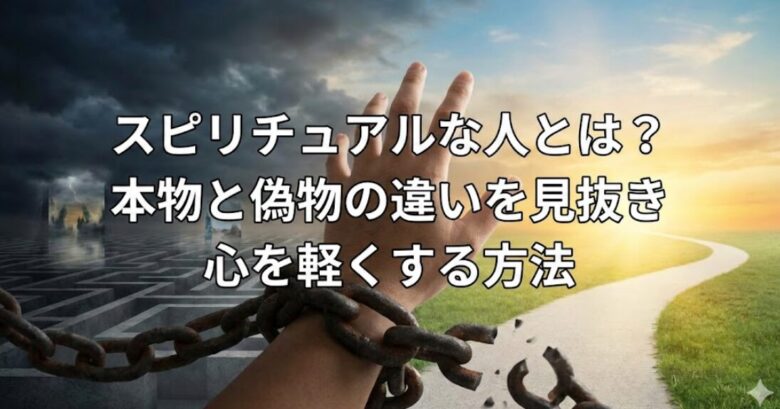 スピリチュアルな人とは？本物と偽物の違いを見抜き心を軽くする方法